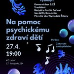 Benefiční koncert na POMOC PSYCHICKÉMU ZDRAVÍ DĚTÍ