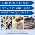 Buďte součástí našeho nového keramického workshopu -12.února, od 16.00 - 18.00 v říčanském centru Modrých dveří.