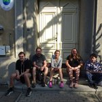 Modré dveře - Výlet s klienty do Jevan