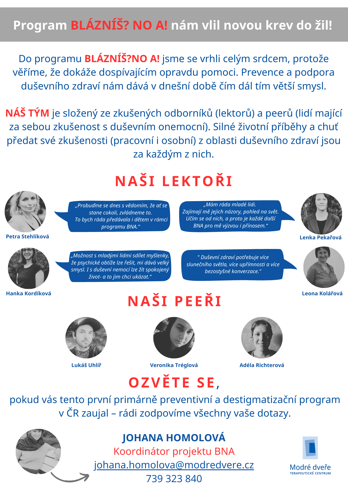 BNA v Modrých dveřích